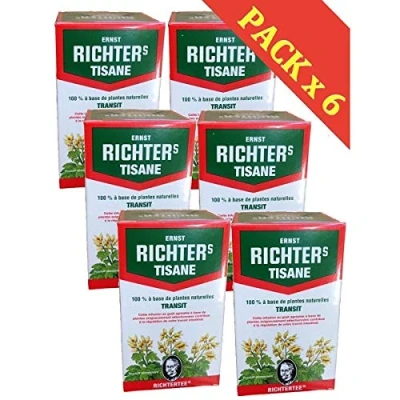 Abbildung von Richtertee Kräutertee, 100 % auf Basis natürlicher Pflanzen, für die Verdauung 6 Boxen