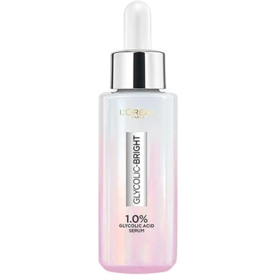 Abbildung von L&#039;Oréal Paris Instant Glowing Serum, 1% Glycolic Acid, 2% Niacinamide Visibly Minimizes Spots, Reveals Even Skin Tone, Bright Skin, 30ml