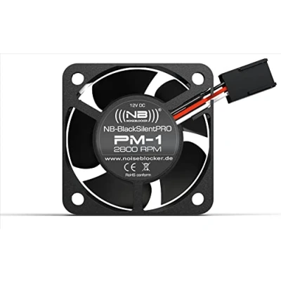 Abbildung von NoiseBlocker PM 1 PC Gehaeuse Luefter Schwarz (B x H T) 40 20mm