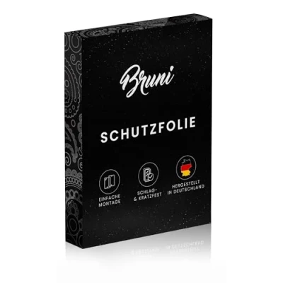 Abbildung von Bruni Schutzfolie kompatibel mit Beafon SL720 Folie, glasklare Displayschutzfolie (2er Set)