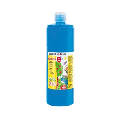 Abbildung von Eberhard Faber 578951 Fingerfarbe EFA Color, phthaloblau, 750 ml, schnelltrocknend und auswaschbar