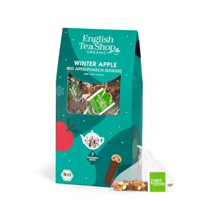 Abbildung von ETS Apfel Punsch Gewürz &quot;Winter Apple&quot; BIO Gewürzmix für Apfelpunsch, Kinderpunsch, Heißgetränke alkoholfrei die ganze Familie 7 kompostierbare Pyramidenbeutel
