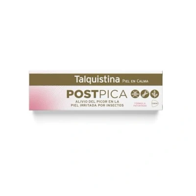 Abbildung von TALQUISTINA Gel nach dem Beulen von Insektenstichen, 15 ml, lindert und beruhigt Insektenstiche, für alle Hauttypen, schnell, Mückenstichen Quallen