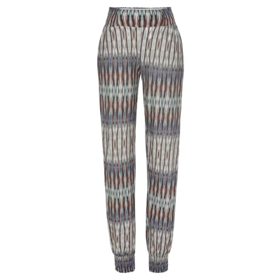 Abbildung von Vivance Jerseyhose, mit Ethnoprint und Taschen, lockere Schlupfhose, Sommerhose