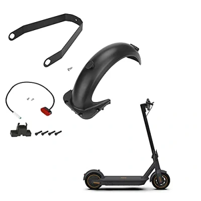 Abbildung von Fututech Schutzblech Set hinten + Rücklicht Halterung für hinten, Segway Ninebot Max G30/G30D, Ersatzteile, Roller, Zubehör Elektroroller (Combo1)