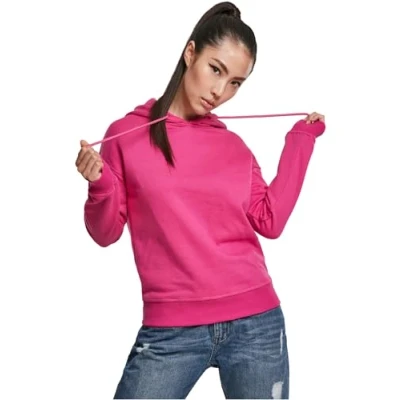 Abbildung von Urban Classics Ladies Hoody Kapuzenpullover, Damen, Größe: Small, Brightviolet