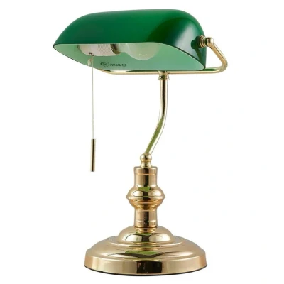 Abbildung von Lindby Tischleuchte Milenka, messing, Höhe 39cm, Metall