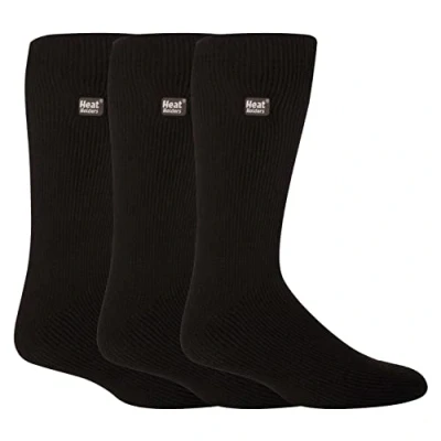 Abbildung von HEAT HOLDERS 3er Pack Multipack Herren Winter Extra Warm Thermosocken (39 45, Schwarz)
