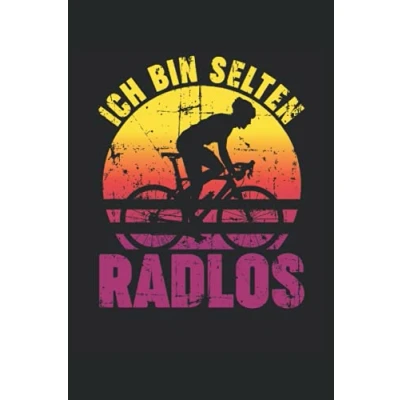 Abbildung von ICH BIN SELTEN RADLOS: Notizbuch mit 120 linierten Seiten DIN A5