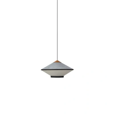 Abbildung von Forestier Cymbal S Pendelleuchte 50cm atlantikblau