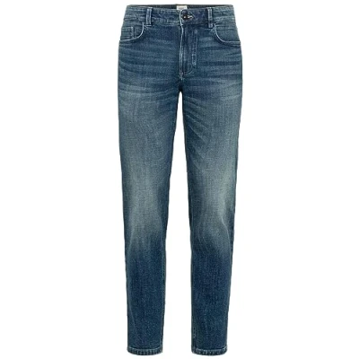 Abbildung von camel active 5POCKET Jeans Slim Fit, Herren, Größe: 36x32, Mid greencast