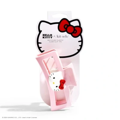 Abbildung von Hello Kitty x Kitsch Jumbo Klauenclip aus recyceltem Kunststoff, extra große Haarklammern für dickes Haar, Haarspangen Damen, und dünnes Haar (1