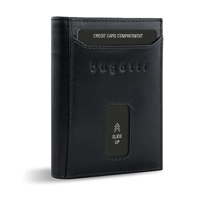 Abbildung von bugatti Secure RFID Schutz Geldbörse, Herren, Größe: One Size, Schwarz