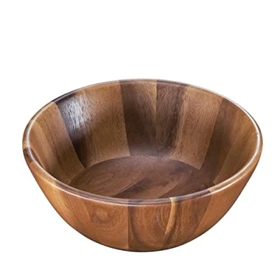 Abbildung von Zassenhaus Salat und Obstschale aus Akazienholz Ø 25 x 9 cm , Salatschüssel mit einer individuellen Maserung Servierschale ideal für Obst, Bowls oder Smoothie Bowl Schüssel Holz