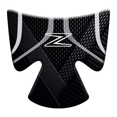 Abbildung von Motorcycle Schutz aus Harz, Schlüsselfach mit 3D Effekt, kompatibel KAWASAKI Z900 (schwarz)