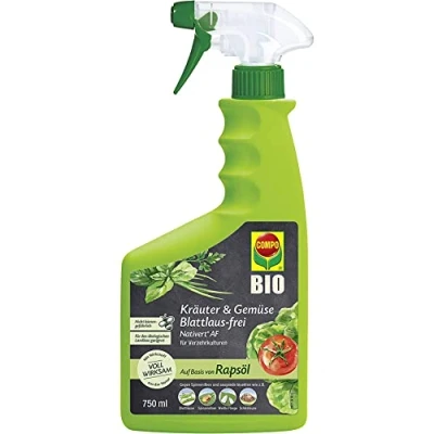 Abbildung von Compo Kräuter &amp; Gemüse Blattlaus frei Nativert AF, Bekämpfung von saugenden Insekten an Kräutern und Gemüse, 750 ml