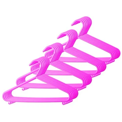Abbildung von Bieco Kleiderbügel Kinder 32 St. Pink Länge ca. 30 cm Baby Kunststoff Organiser Für Kleiderschrank Clothes Hangers