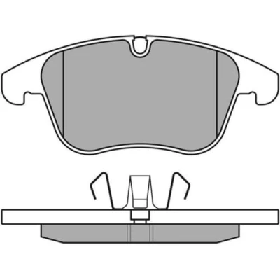 Abbildung von MEYLE 025 243 3218 Bremsbelagsatz ORIGINAL Quality Vorderachse exkl. Verschleißwarnkontakt mit Anti Quietsch Blech PEUGEOT: 508 I SW, 407 SW