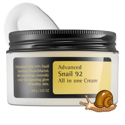 Abbildung von Cosrx Anti Aging Creme Advanced Snail 92 All In One Cream Falten Schneckenschleim, 1 tlg., Feuchtigkeitscreme, Rötung, Straffung, Stresslinderung