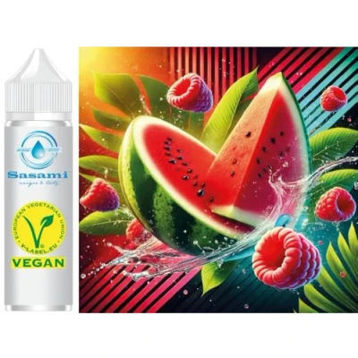 Abbildung von Ruby Wave Himbeer Wassermelone Aroma Konzentrat Vegan Sasami 10ml