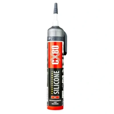 Abbildung von CX80 Hochtemperatur Silikon rot Dauerelastische Versiegelung Für Temperaturen von 65C bis +380 Bauwesen, KFZ und Industrie Beständig gegen Öle, Benzin Fette 210ml Applikator