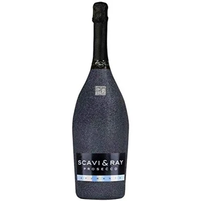 Abbildung von SCAVI &amp; RAY Prosecco Spumante Glitzer Schwarz Magnum 1,5 Liter