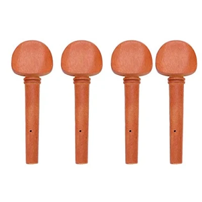 Abbildung von 4Pcs Violine Stimmwirbel, Holz Stimmwirbel Ersatzteile für 4/4 Violinsaite