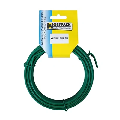 Abbildung von Maurer 1010518 Drahtrolle, kunststoffbeschichtet, 25 m, Größe 16/2,7 mm, Grün