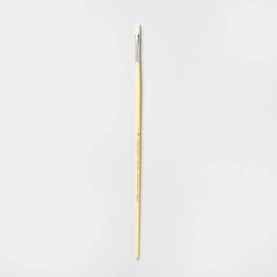 Abbildung von Winsor &amp; Newton 5870002 Künstler Chunking Schweineborsten Pinsel für Ölfarben, hohe Farbaufnahme, gleichmäßige Farbabgabe Filbertpinsel Nr. 2, langer Stiel