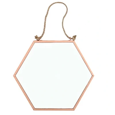 Abbildung von Jones Home &amp; Gifts Kleiner Spiegel geometrisch H: 17,5 cm B: 20 T: 0,5 1 Stück