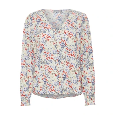 Abbildung von Fransa Frflowy BL 2 Bluse, Damen, Größe: Small, Birch ao mini flower