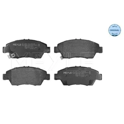 Abbildung von MEYLE 025 216 9416/W Bremsbelagsatz ORIGINAL Quality Vorderachse mit akustischer Verschleißwarnung Anti Quietsch Blech HONDA: CRX 3