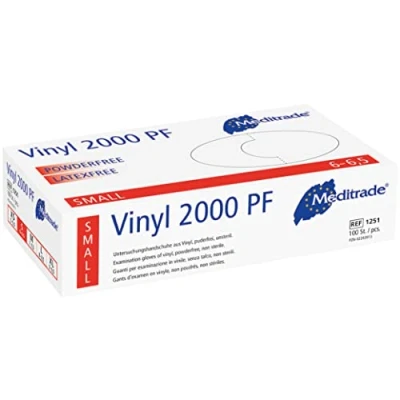 Abbildung von Vinyl 2000 PF Gr. S 100 Handschuhe