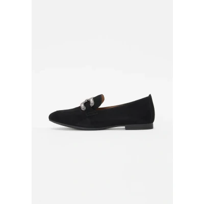 Abbildung von Gabor Slipper, Damen, Größe: 37, Schwarz(altsilber) Veloursleder
