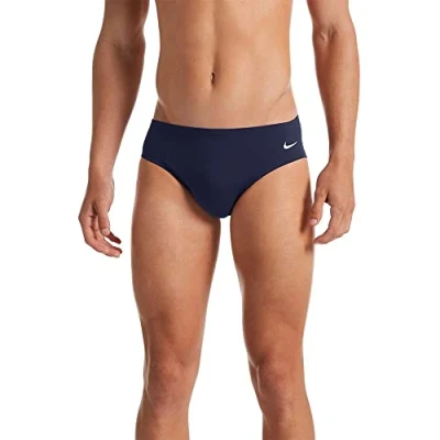 Abbildung von Nike Herren Brief Schwimm Slips, Blau (Midnight Navy), 40