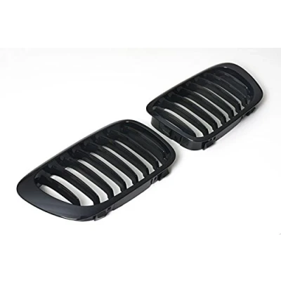 Abbildung von Kühler Sport Front Rippen Grill Schwarz Glanz Eintragungsfrei Set