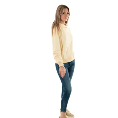 Abbildung von Calvin Klein Jeans Kapuzenpullover, Damen, Größe: Large, Beige