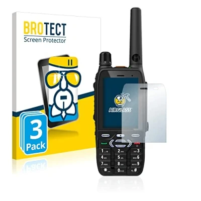 Abbildung von BROTECT Schutzglas für Motorola MXP600 (3 Stück) Schutzfolie Panzer Folie Glas [Extrem Kratzfest 9H, Anti Fingerprint, Ultra Transparent]