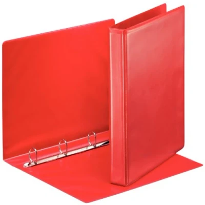 Abbildung von Esselte Essentials Präsentation Binder 4 Ring 4.4 cm rot