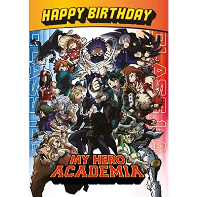 Abbildung von Danilo Promotions Limited Offizielle My Hero Academia Grußkarte, mehrfarbig, 17,8 x 12,7 cm
