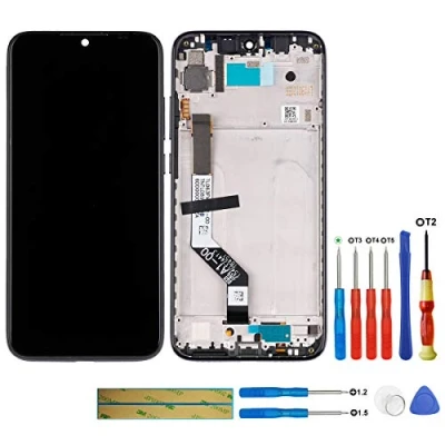 Abbildung von swark LCD Display Kompatibel mit Xiaomi Redmi Note 7 (Schwarz + Rahmen) Touchscreen Bildschirm Digitizer Assembly Glas Tools