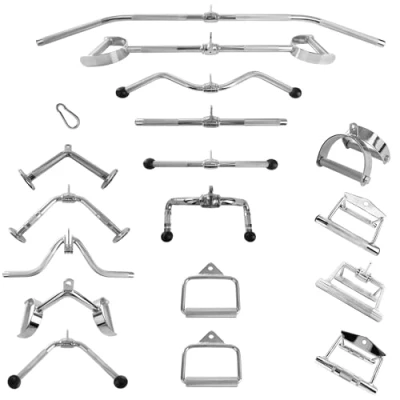 Abbildung von ScSPORTS® Griff Rudergriff Parallelgriff Kabelzug Seilzug Latzug V Zuggriff Gym