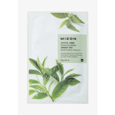 Abbildung von Mizon Joyful TIME Essence Green TEA 4 Masks PACK Gesichtspflegeset, Größe: 92 g,
