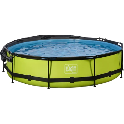 Abbildung von EXIT Pool mit Sonnensegel ø360cm Lime