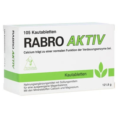 Abbildung von Rabro Aktiv Kautabletten 105 St