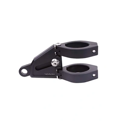 Abbildung von HIGHSIDER Motorrad CNC Alu Lampenhalter Set Extend Ø 35 37 mm, schwarz