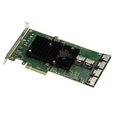 Abbildung von KALEA INFORMATIQUE PCIe 2.0 SAS 6GB Controller Karte mit 24 internen Ports. OEM Modell 2008 + 2X36.
