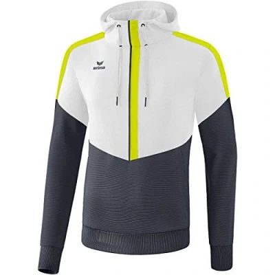 Abbildung von Erima Fussball Teamsport Textil Sweatshirts Squad Kapuzenpullover, Herren, Größe: Medium, Weissgrau