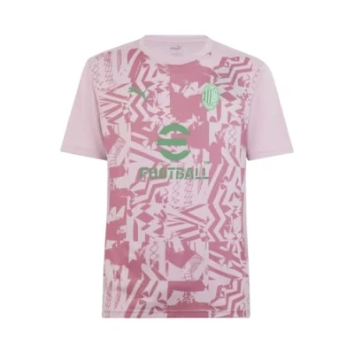 Abbildung von Puma AC Milan Prematch Sport Tshirt, Herren, Größe: Small, Grape mist