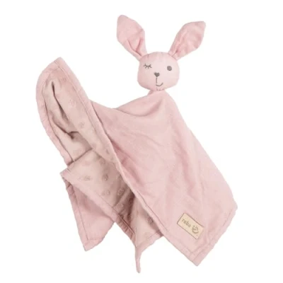 Abbildung von roba® Schmusetuch Lil Planet, rosa/mauve, GOTS made with organic materials, zertifiziert durch BCS 36081